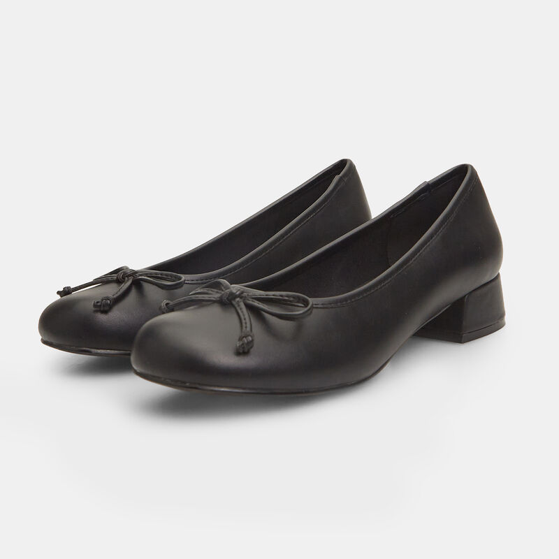 Baleriny damskie na obcasie 3,5 cm