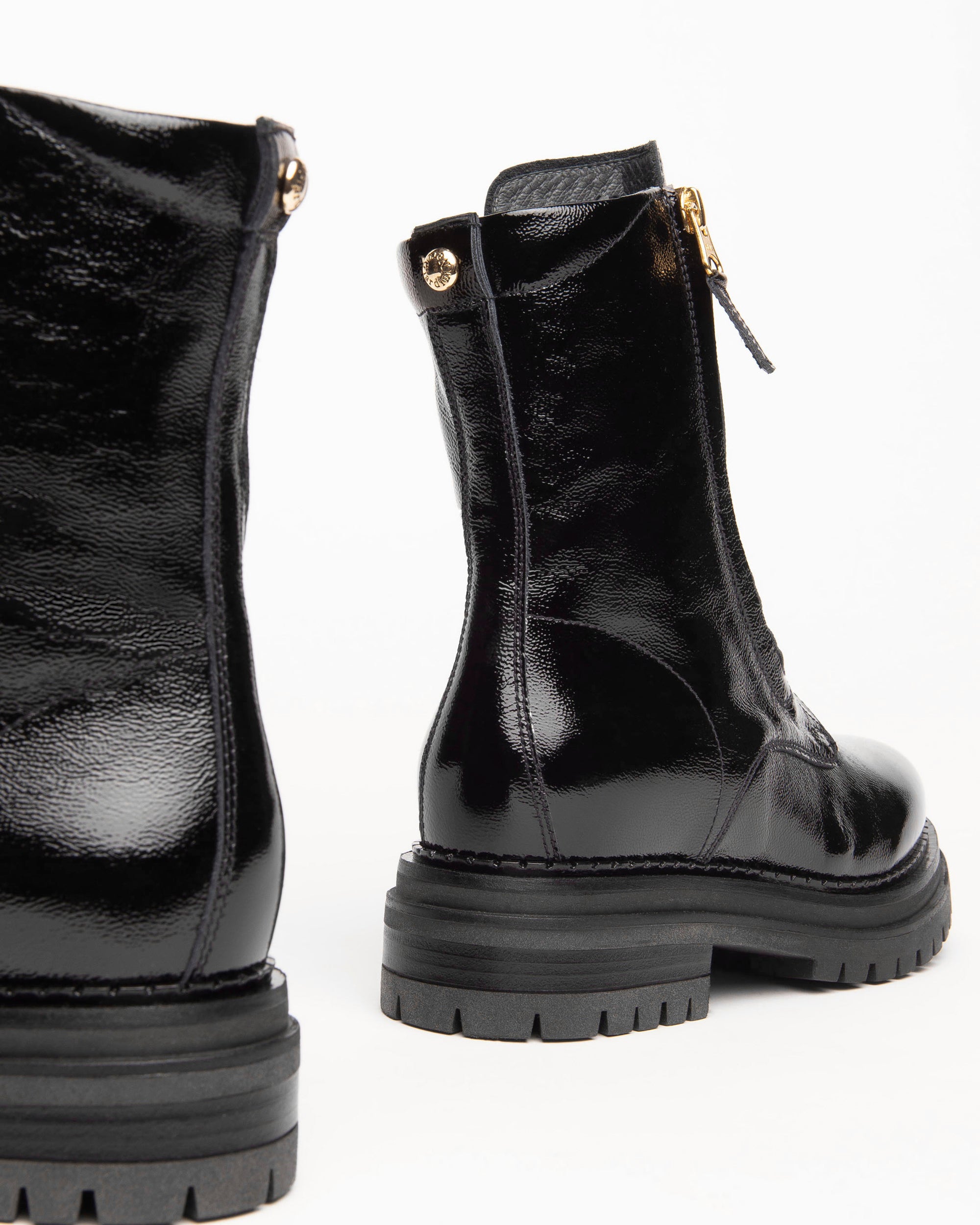  Amphibiens en cuir verni pour femmes