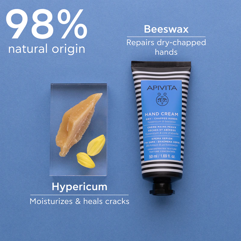 Apivita Hand Care krém na ruky pre suché a popraskané ruky Intenzívne hydratačný krém na ruky