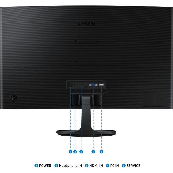 PC Monitor - SAMSUNG - S24D364GAU - 24