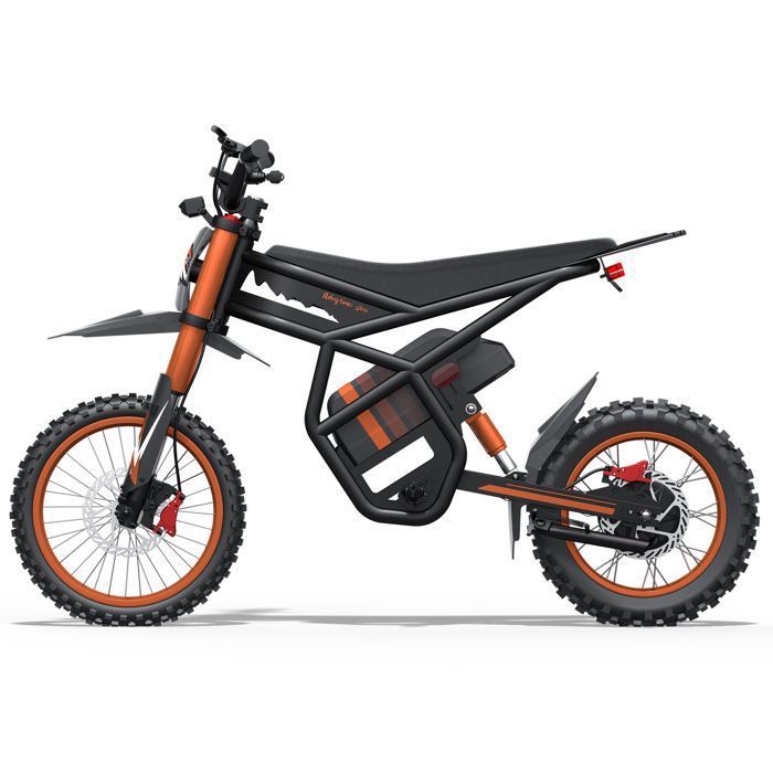 GT54 Elektrisches Mini-Motorrad – Für Jugendliche und Erwachsene – 2000-W-Motor – 48-V-27-Ah-Akku – 100 km Reichweite – Hydraulische Bremsen