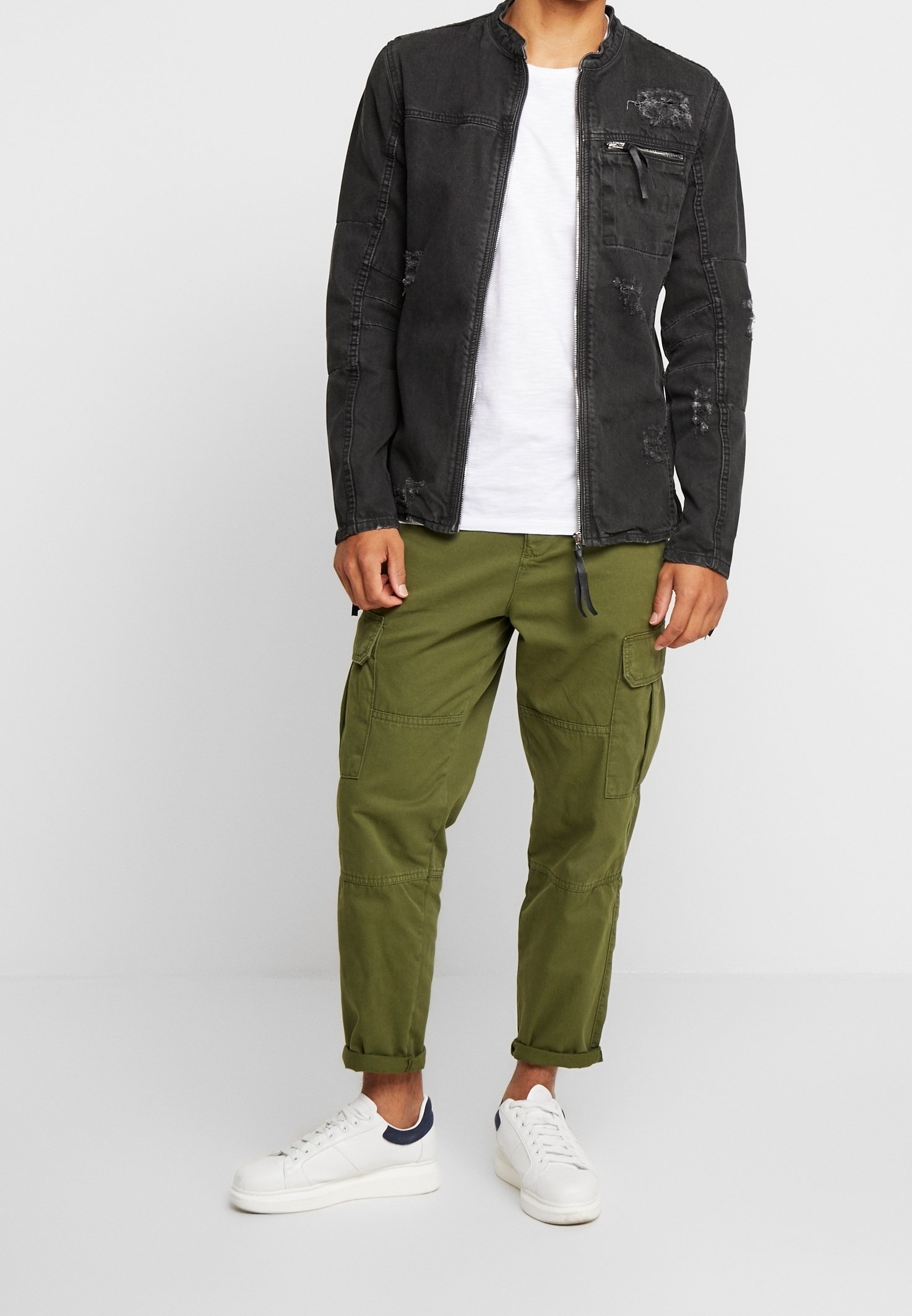 Veste en jean Be Edgy - noire