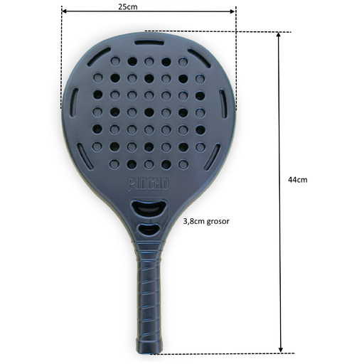  Ensemble de raquettes de padel avec manche, étui et 3 balles