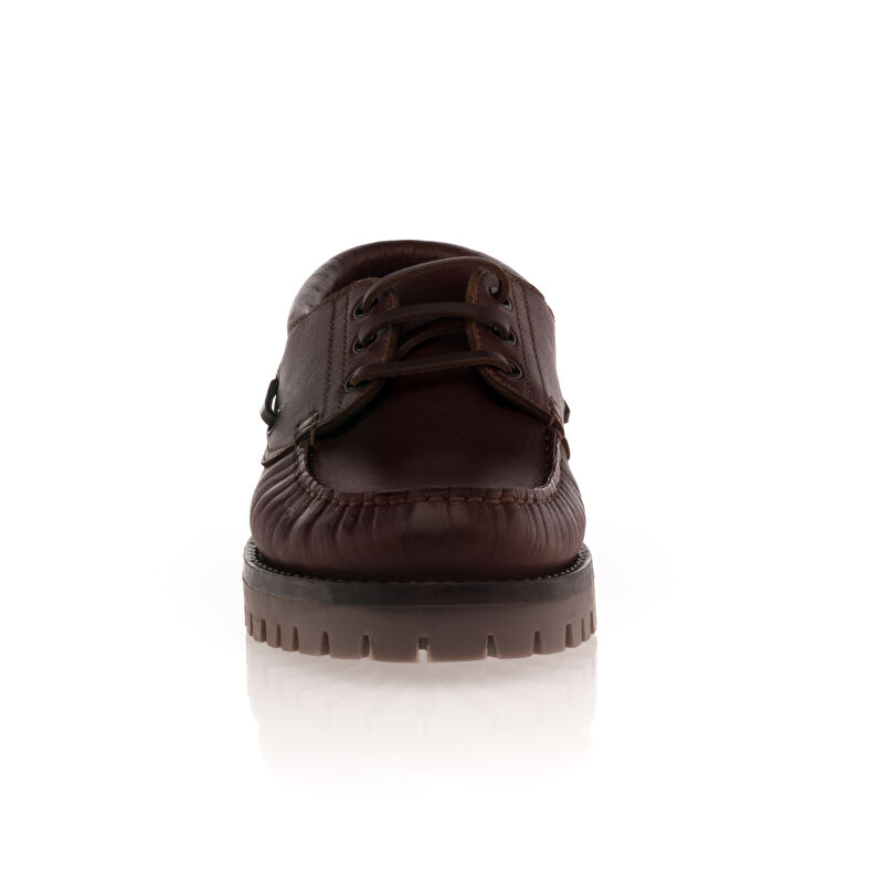 Brune loafers/båtsko til herre