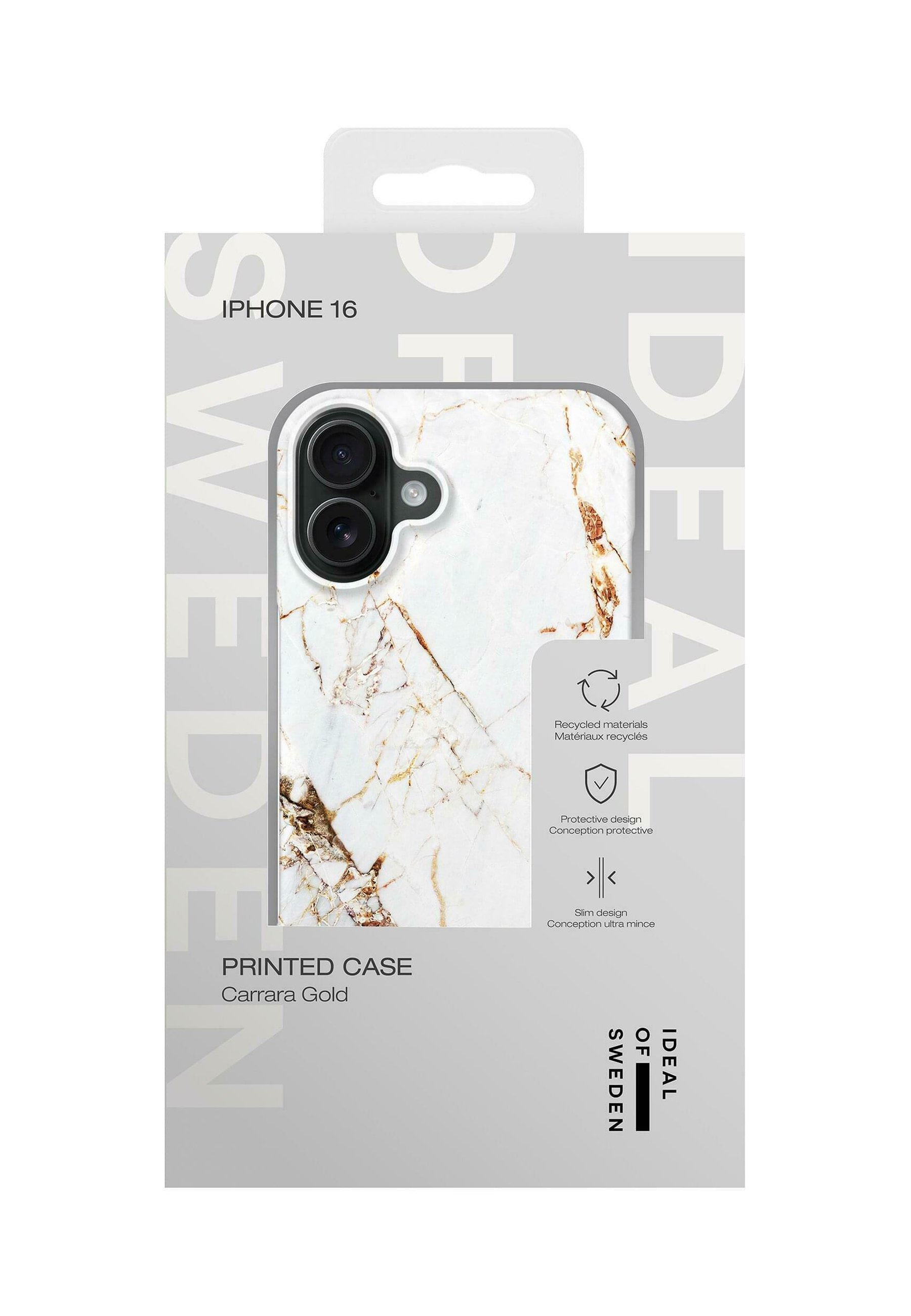 iDeal of Sweden BEDRUKTE IPHONE 16 - Telefoonhoesje - wit