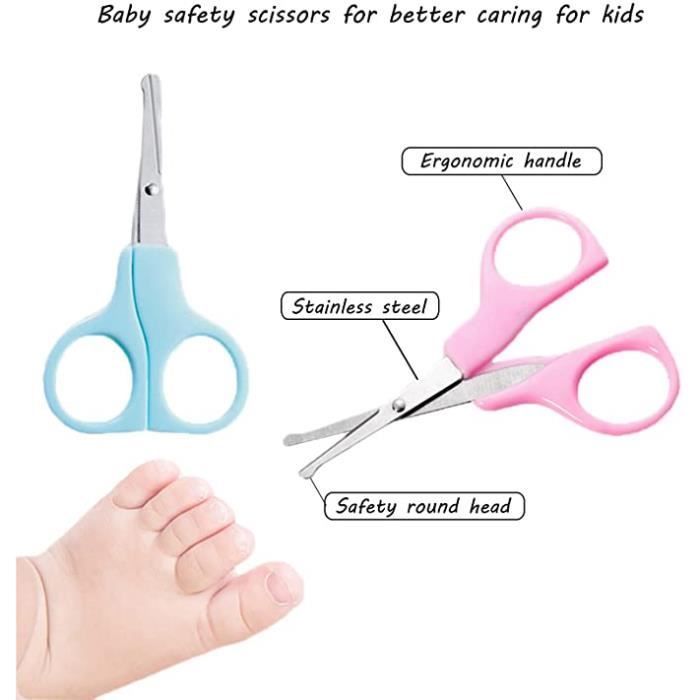 XJYDNCG 8 pièces Professionnel Trousse de Toilette Bebe Kit Soin Naissance Bebe