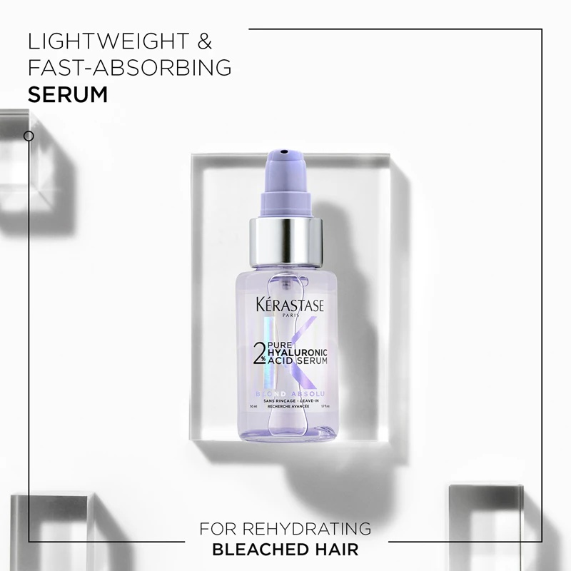 Kérastase Blond Absolu 2% tīras hialuronskābes serums matu serumam ar hialuronskābi
