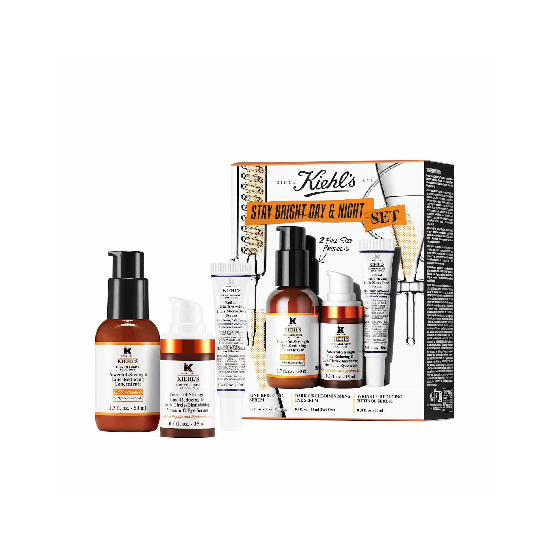 Pachet Zi-Noapte pentru Reducerea Ridurilor - Kiehl's