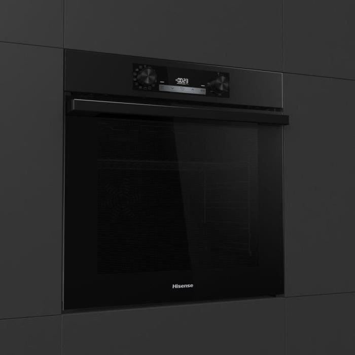 Pyrolytische inbouwoven - HISENSE - BI64211EPB - Zwart - Multifunctioneel - 77 liter - AirFry - Energieklasse A