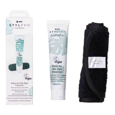 STYLPRO komplet gela za odstranjevanje ličil in brisač 100 ml 100 ml