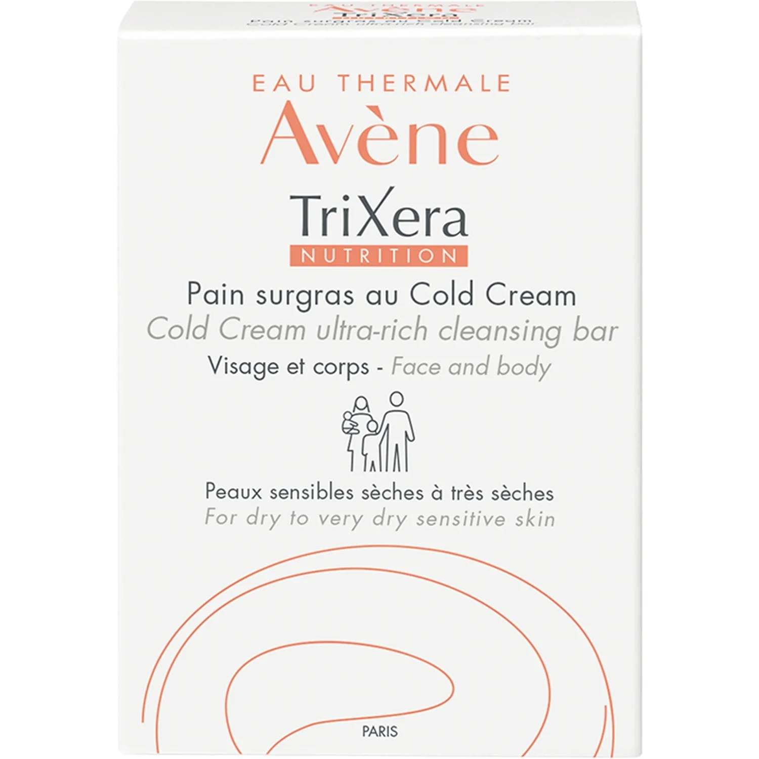 TriXera NUTRITION TriXera NUTRITION Pane Surgras alla Cold Cream - Sapone detergente viso