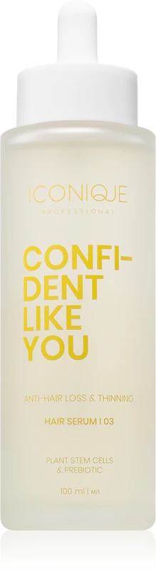 ICONIQUE Professional CONFIDENT LIKE YOU pretmatu serums pret matu izkrišanu un retināšanu