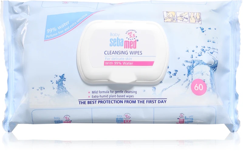 „Sebamed Baby Care“ švelnios valomosios servetėlės