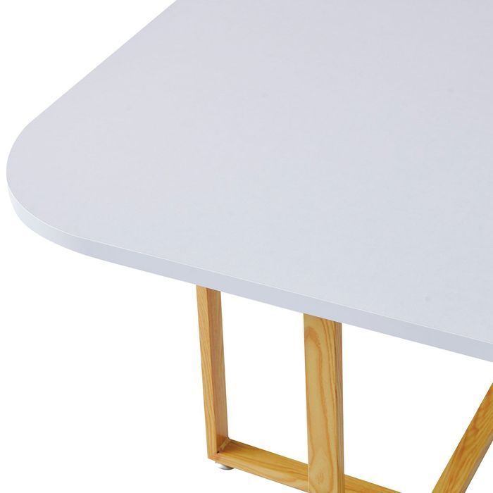 Table et chaises scandinaves Oslo Blanc