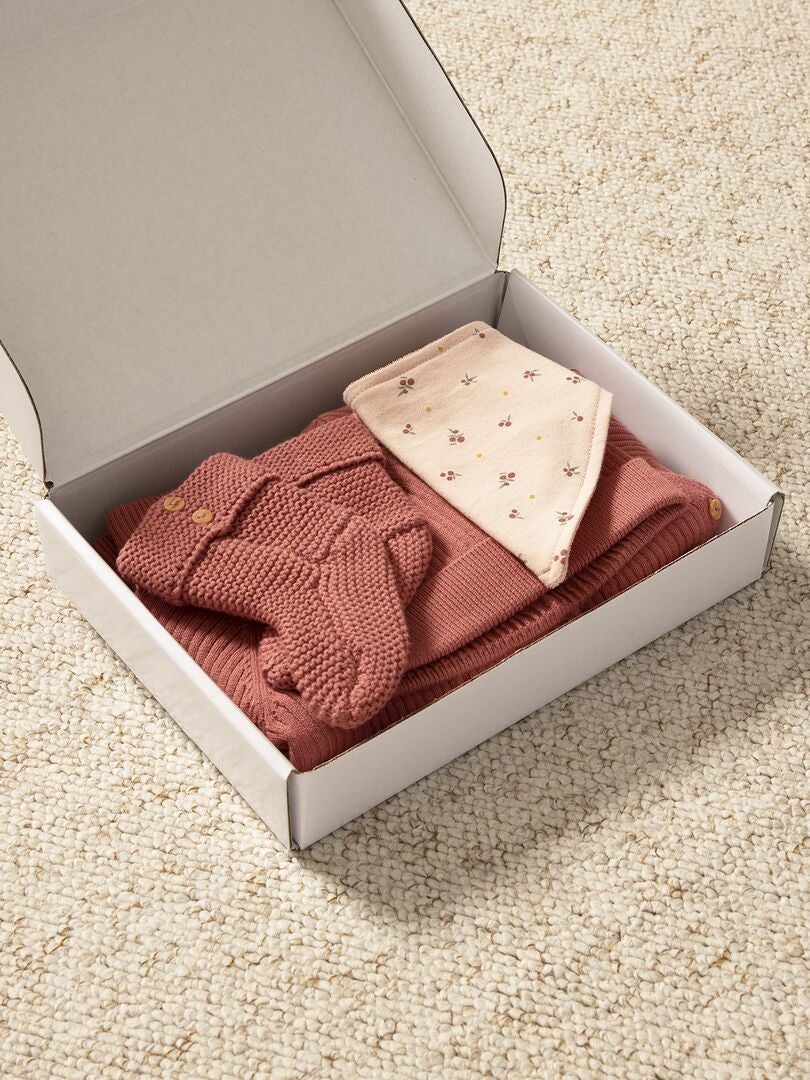 5-delige 'Welkom Baby' geboortedoos - Unisex - ROZE