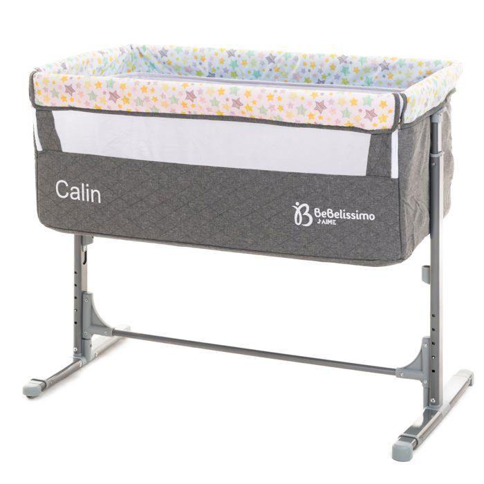 BEBELISSIMO - Co-sleeping crib - baby cradle - baby bed - Calin - from birth - grey