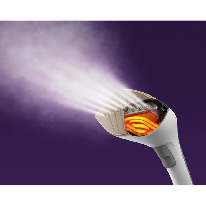 Philips All-in-One Bügelstation mit verstellbarem Bügelbrett, 90 g/min, 2400 W, Grau (GC628/80)