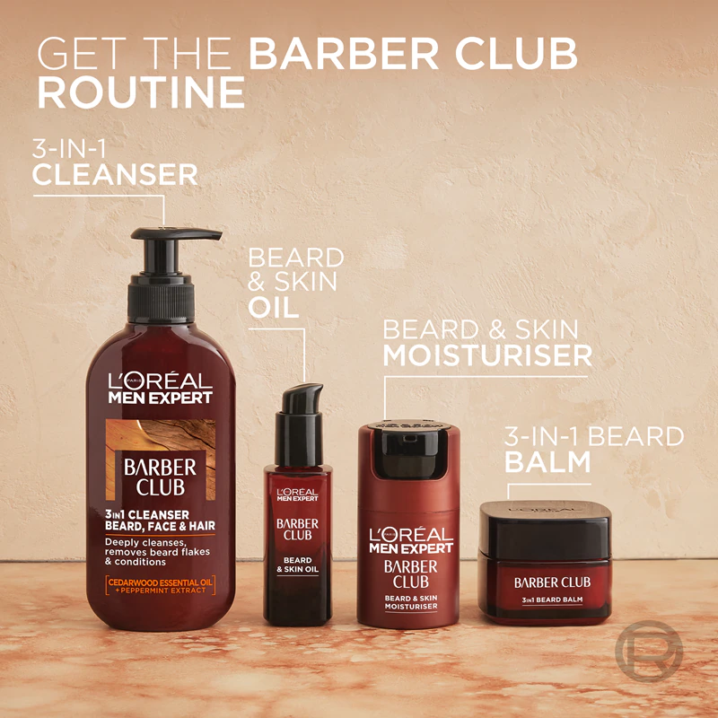L'Oréal Paris Men Expert Barber Club kosteusvoide kasvoille ja parralle