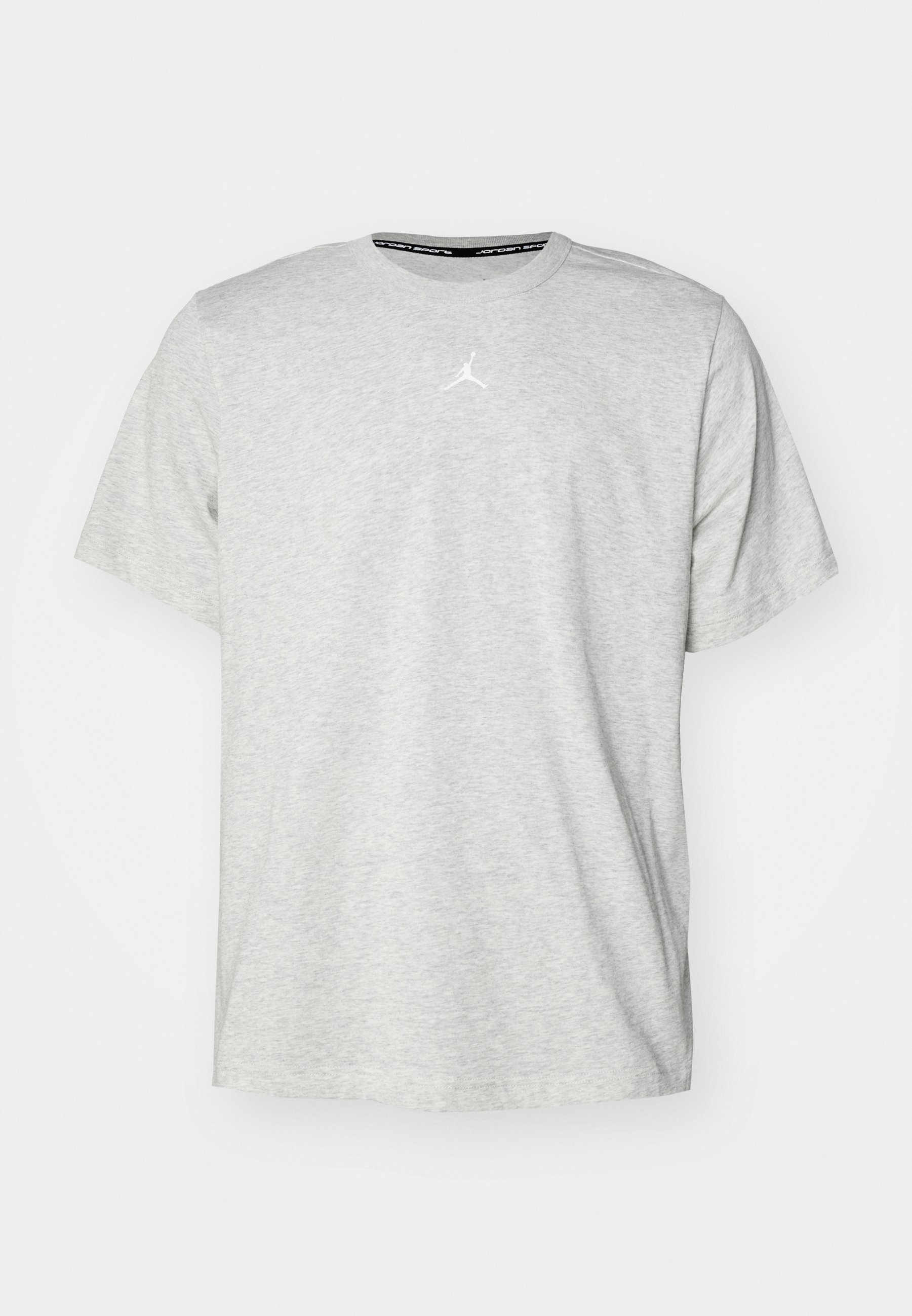 Jordan Basic T-shirt - grijs gemêleerd/wit