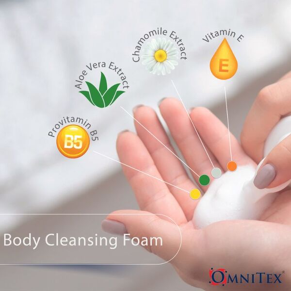 Omnitex Spoelvrije Bodyreinigingsschuim - NHS-product - 500 ml