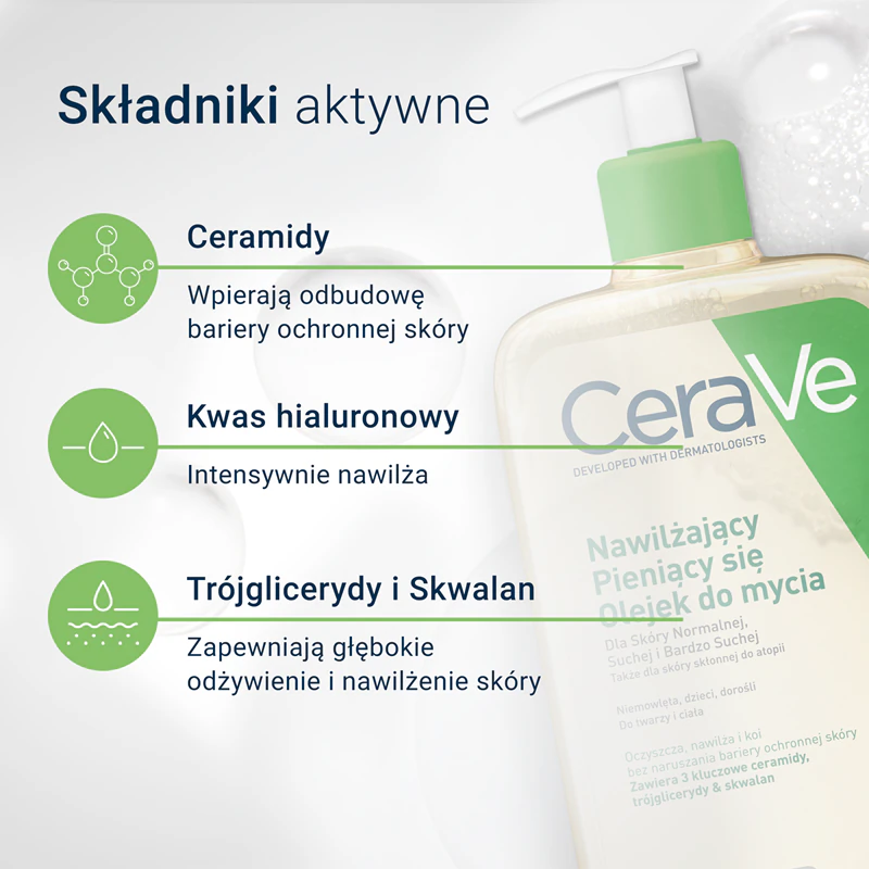 CeraVe Cleansers Hydratačný penivý olejový čistiaci prostriedok