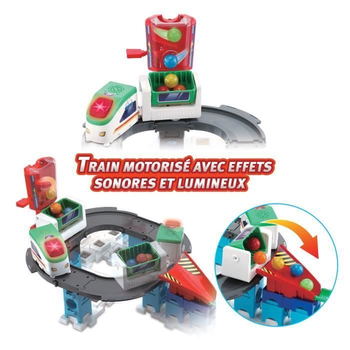 VTECH MARBLE RUSH Kugelbahn – SUPER SKY TOWER SET XL300E – 143 Teile – Für Kinder ab 4 Jahren