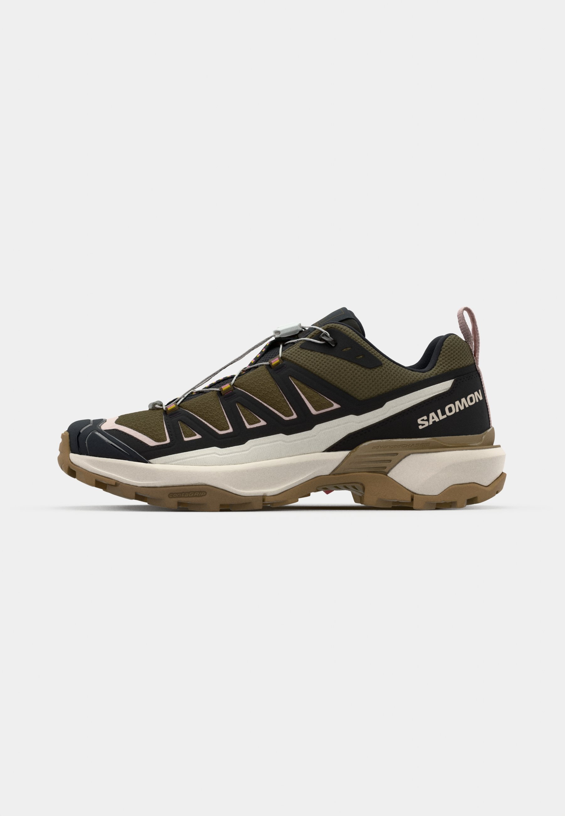 Salomon X ULTRA 360 EDGE - Scarpe da trekking - grigio pietra/fantasma/viola tenue