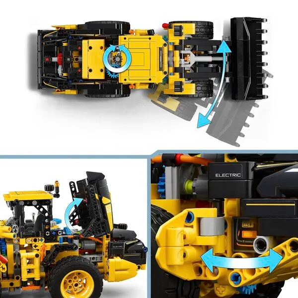 LEGO Technic 42209 Volvo L120 elektrinis ratinis krautuvas