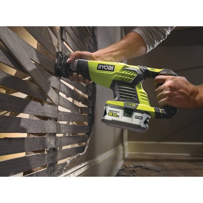 RYOBI - Scie sabre 18V ONE+ - 0-3 100 cp/min - course de lame 22 mm - capacité bois 180 mm - Livrée avec 1 lame - RRS1801M