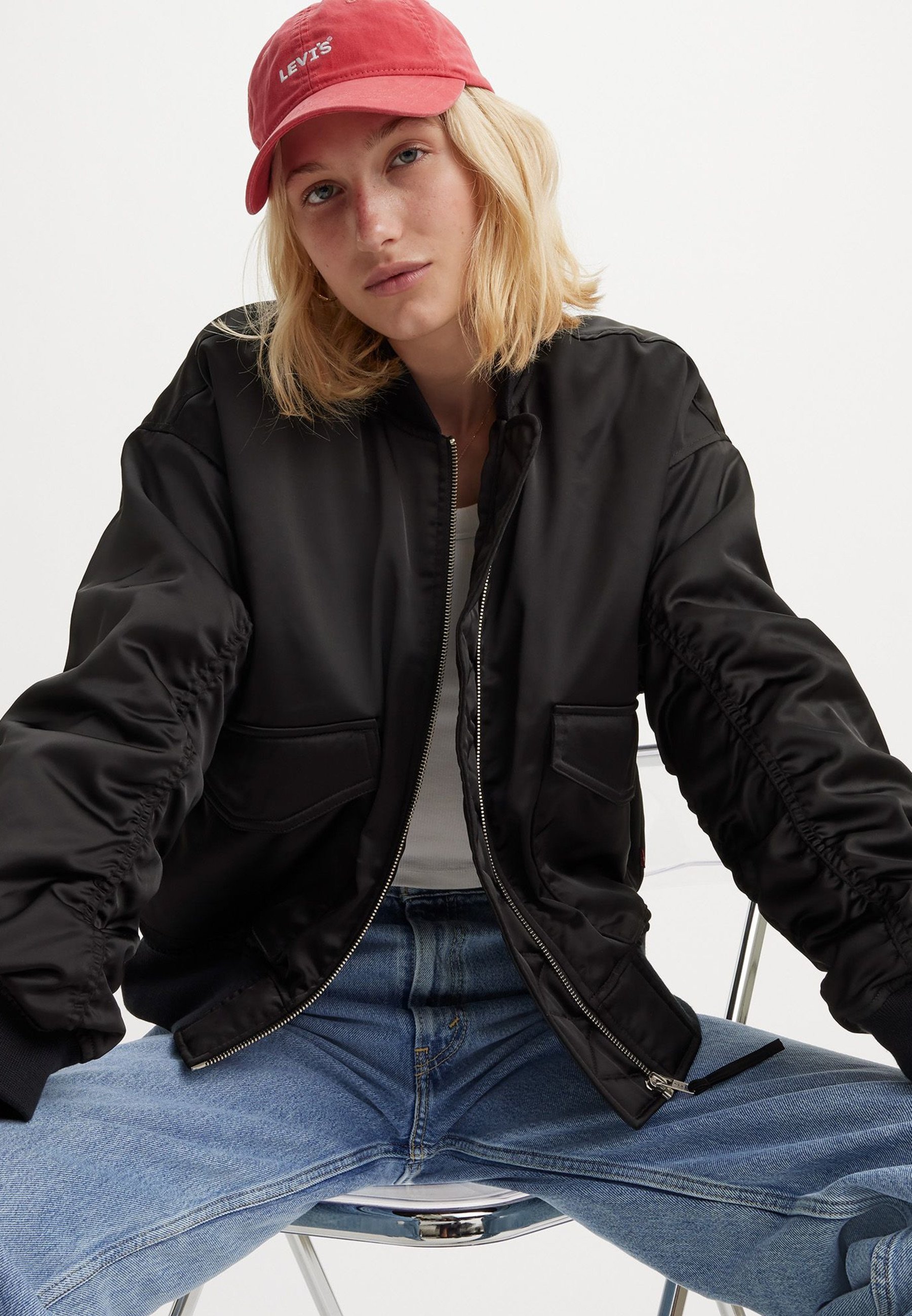 Levi's® ANDY - Bomberjack - kaviaar