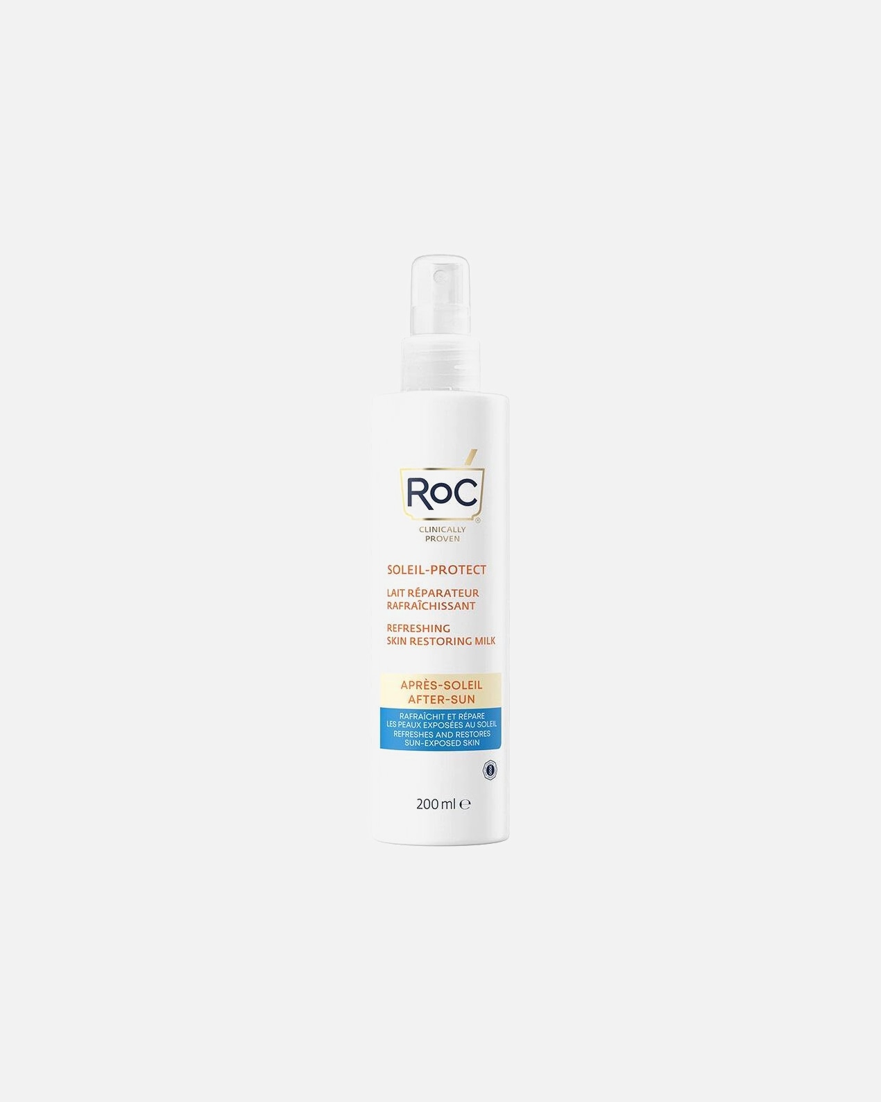 RoC Aftersun Body Soleil-Protect Leite Regenerador Refrescante para a Pele - 200 ml