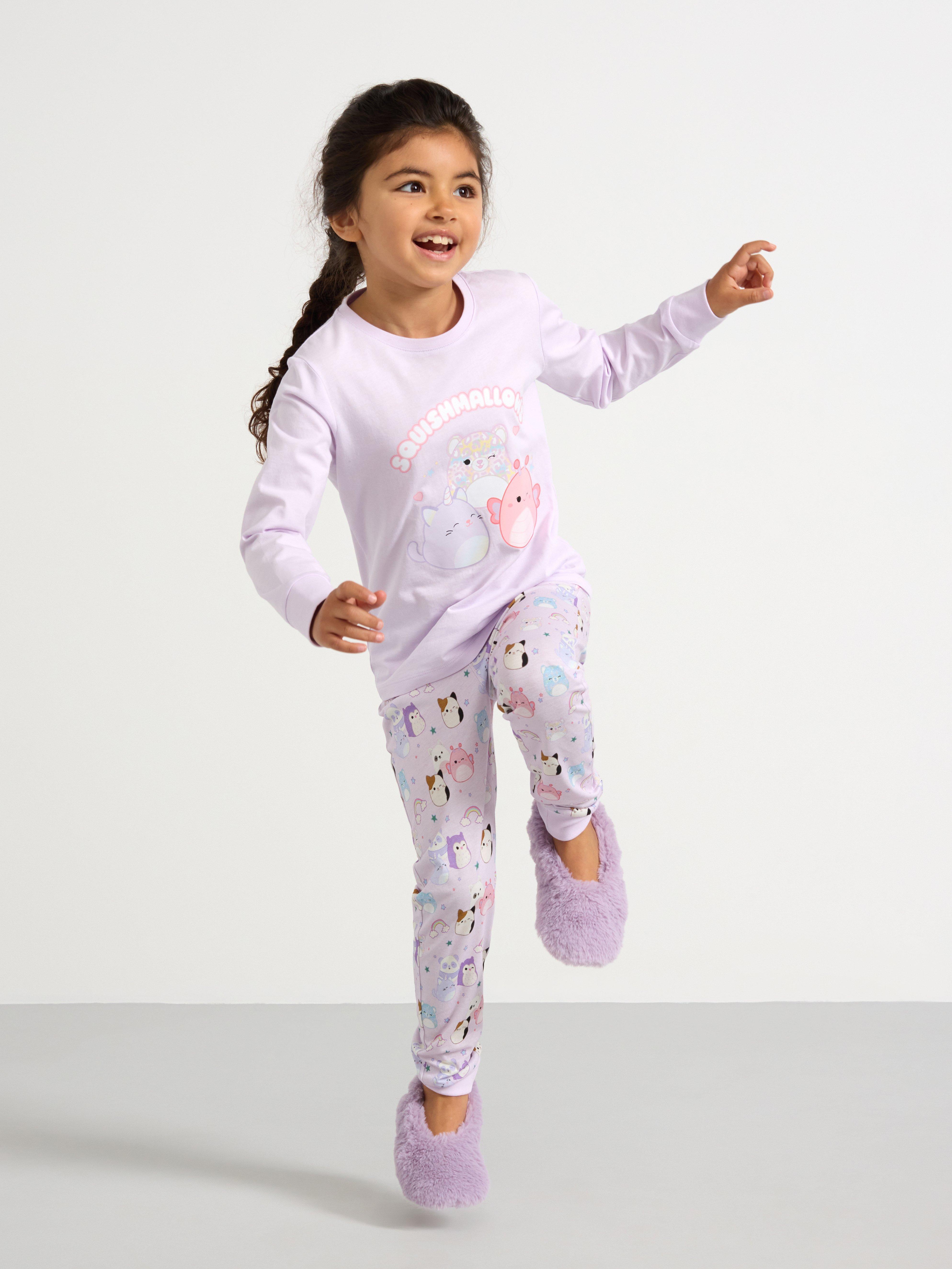 Squishmallows pyjamassett lys lilla