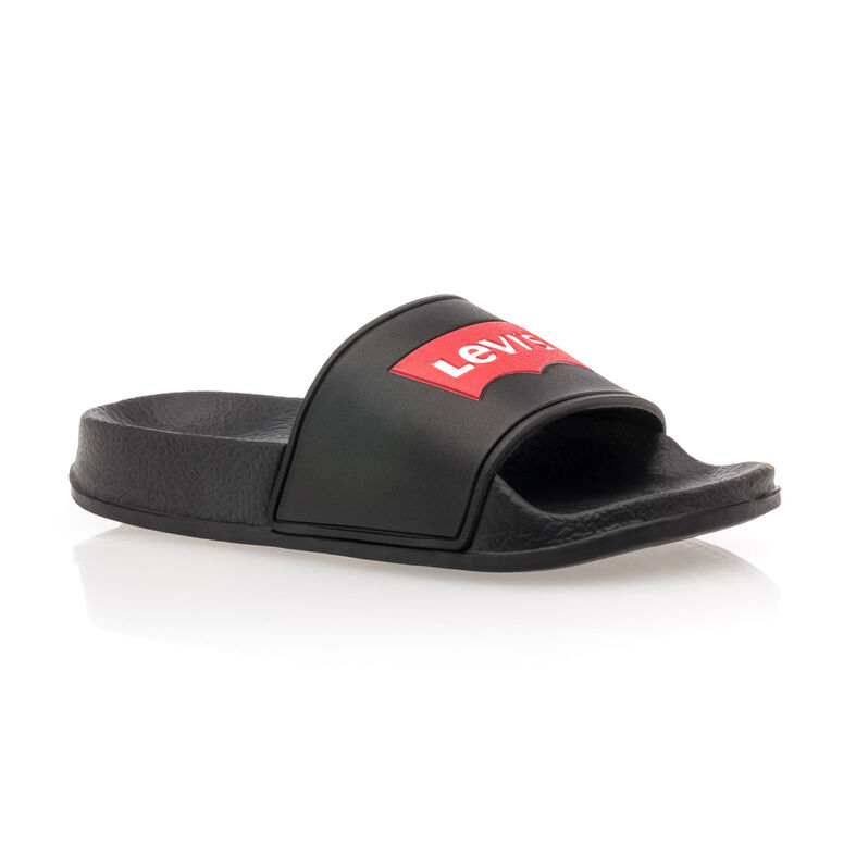 Svarte gutteflip-flops / Thong-sandaler