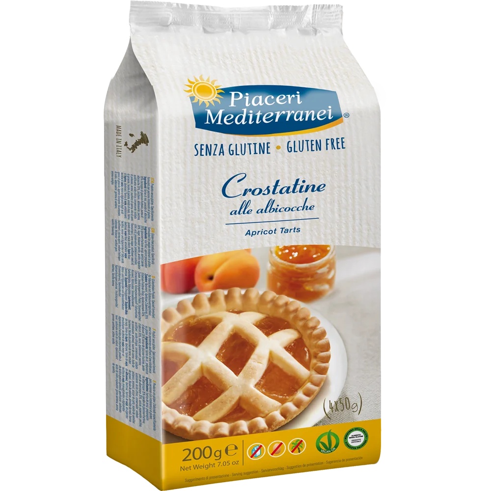 PLAISIRS MÉDITERRANÉENS Biscuits aux abricots sans gluten Plaisirs Méditerranéens 4 x 50 g