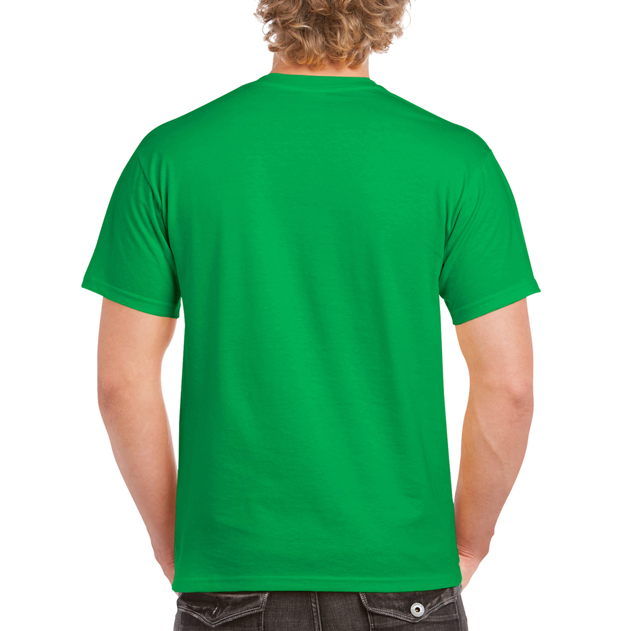  Camiseta Básica De Manga Corta Gildan zwaar katoen 100% Algodón Gordo