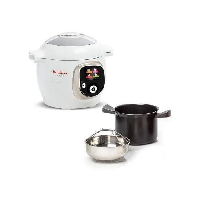 MOULINEX Cookeo - CE85BA10 - Slimme multicooker - Inhoud 6 liter - 6 kookprogramma's - 180 recepten - 1600W
