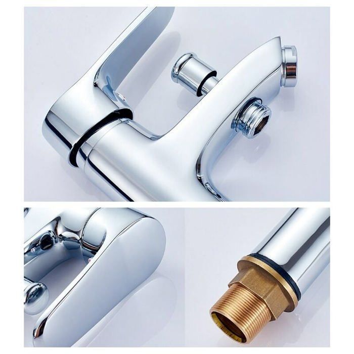 Bath-Shower Mixer Tap - Fast Fill, Co-Stop Stop - Chrome - BATHROOM FAUCETS