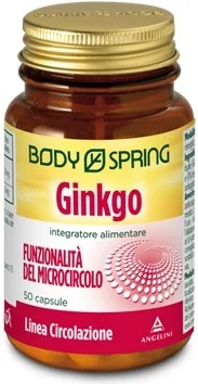 BODY SPRING Body Spring Ginkgo 50 capsules voor microcirculatie en welzijn