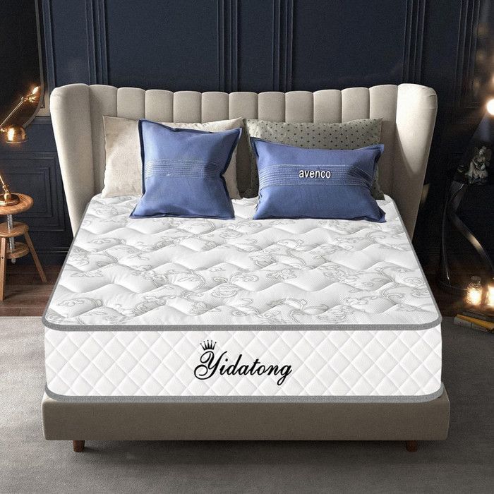 Colchón de 140x190 cm, 30 cm de grosor, colchón de muelles premium, certificado OEKO-TEX®, hipoalergénico, firmeza media, 7 zonas de confort.