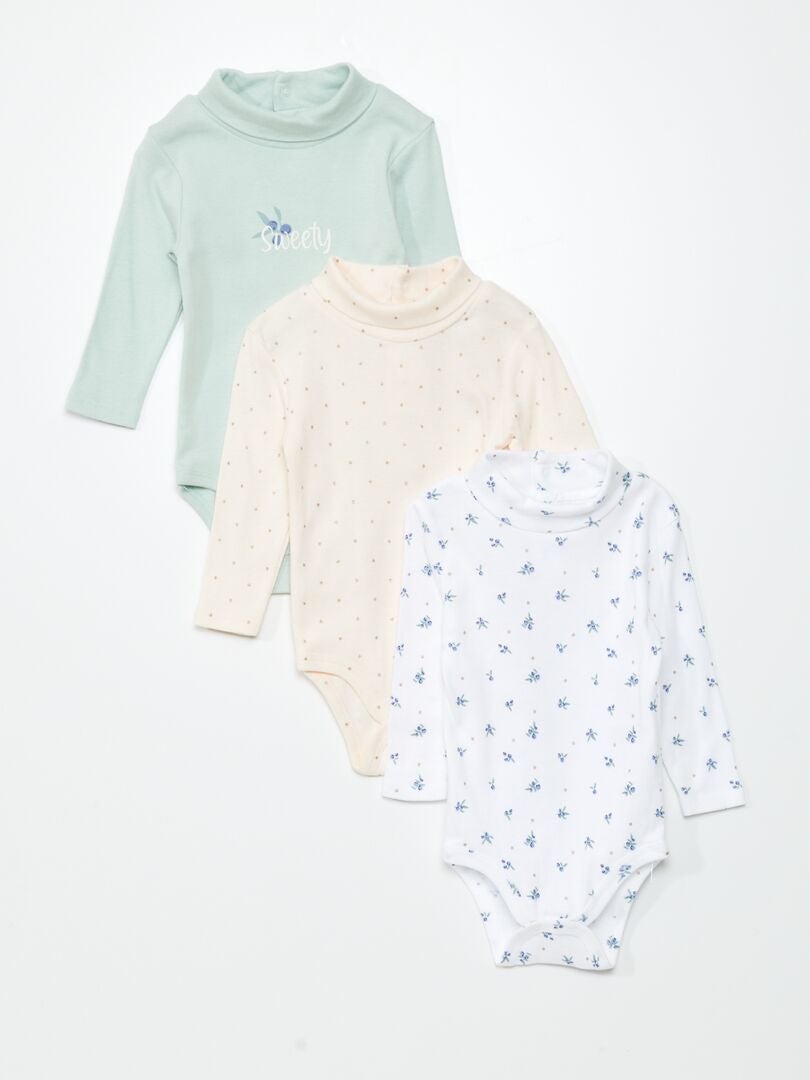 Conjunto de body com gola alta - VERDE