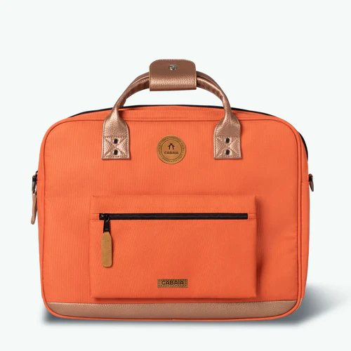 Cabaia Bogota terracotta laptop bag