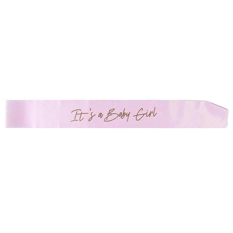 Ensemble de fête de baby shower rose Giform