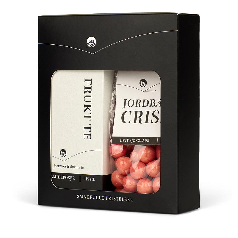 Presentförpackning Te 15 st. & chokladbitar 130 g