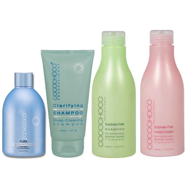 Kit completo de tratamento com queratina brasileira pura Cocochoco