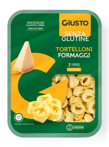 GIUSTO Giusto glutenvrije kaastortelloni 250 g