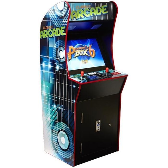 Arcade Jeux – Meuble Arcade Premium – 1251 Jeux – Jusqu’à 2 Joueurs – 67x70x179 cm – 90 kg