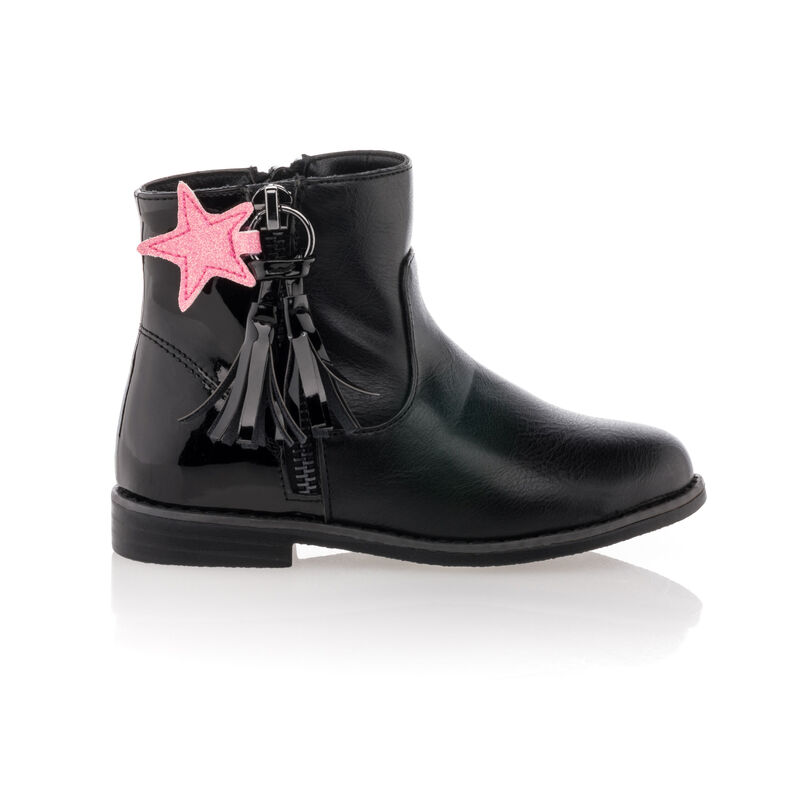 Botas pretas infantis/Botas de cano curto