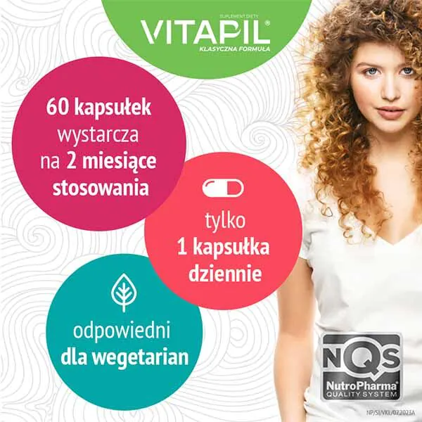 Vitapil Biotyna + Bambus, Tabletki
