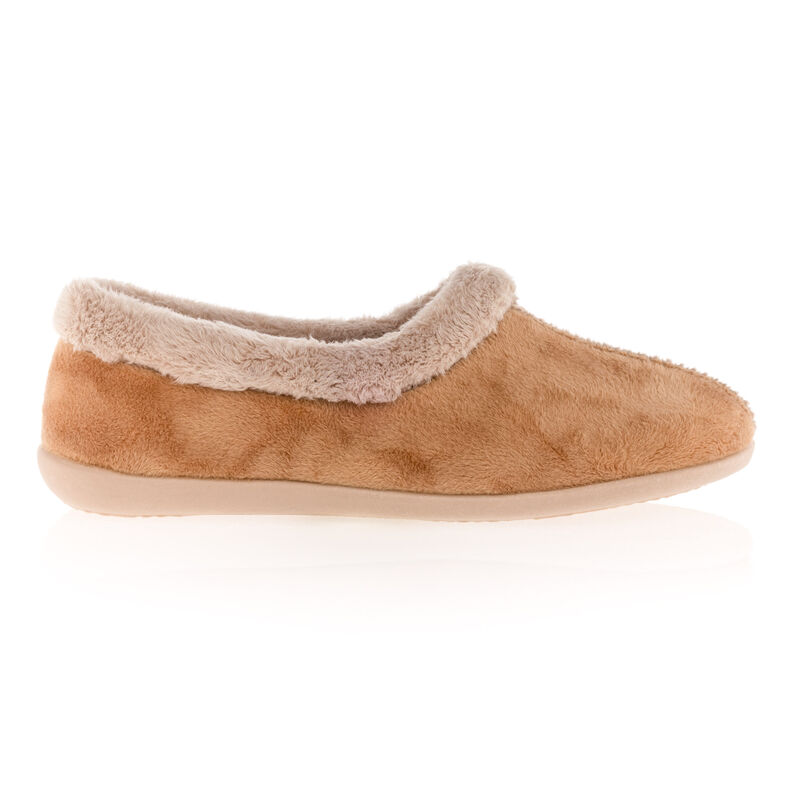 Pantuflas marrones para mujer