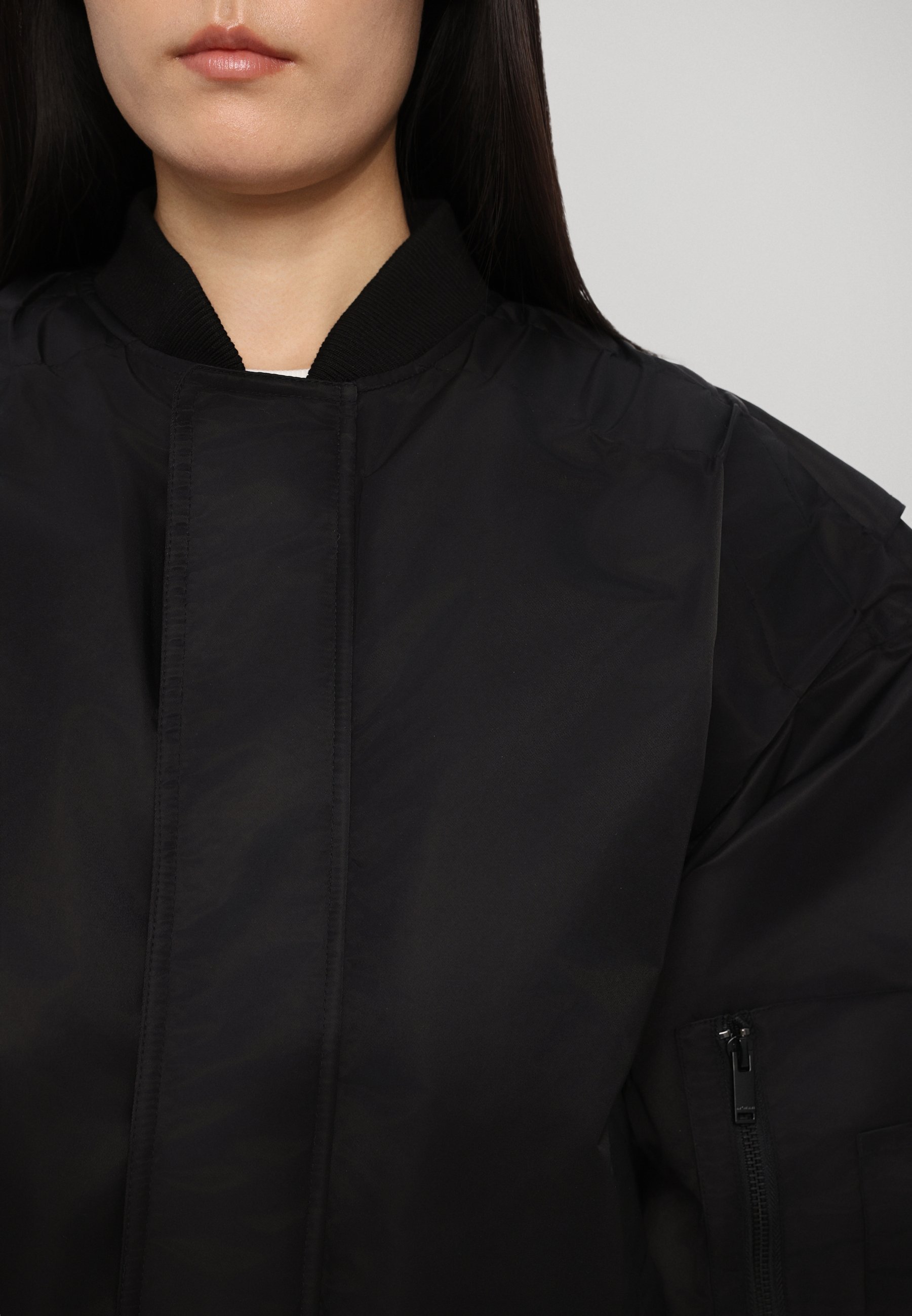 Han Kjøbenhavn OVERSIZED PADDED JACKET - Bomberjack - zwart